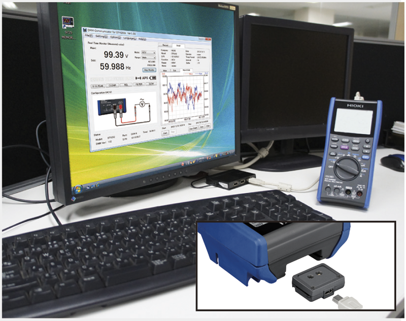 Measurement data can be downloaded