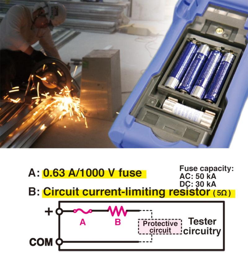 Thorough prevention of shortcircuit accidents