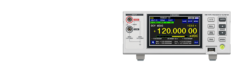 HIOKI PRECISION DC VOLTMETER DM7276 Penang, Malaysia, Bayan Lepas