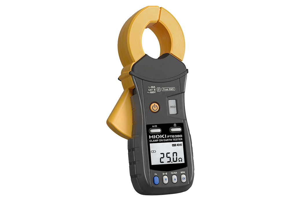 Ground pile clamp resistance tester