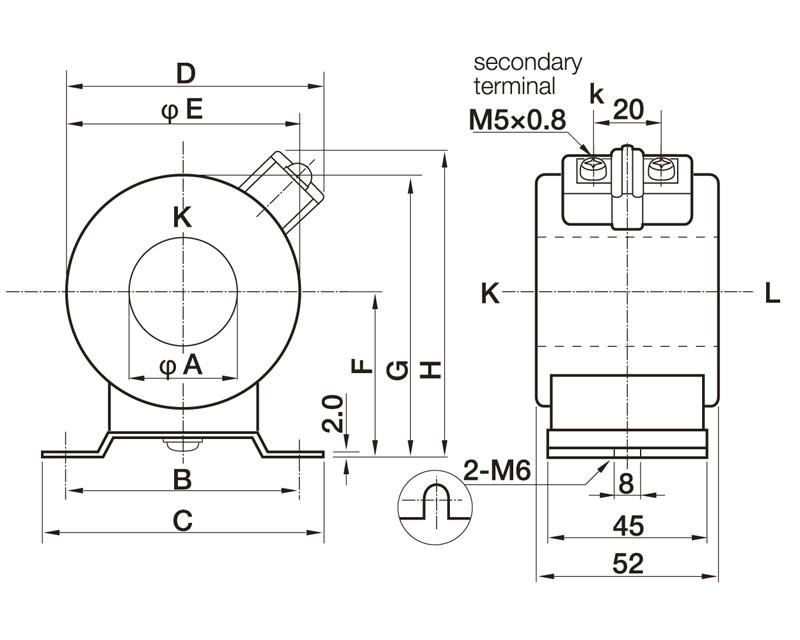 CURRENT TRANSFORMER CT5MRN series Hioki