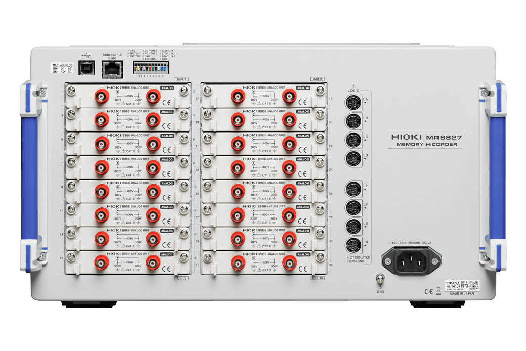 MEMORY HiCORDER MR8827 | Hioki MEMORY HiCORDER MR8827 | Hioki