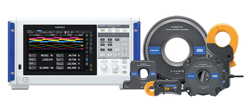 Analisador de potência e sensor de corrente