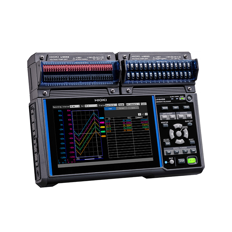 1ms Sampling Portable Logger untuk 330 Channel dengan Modul Input Plug-in atau Wireless Anda