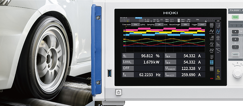 Image of electric vehicle testing