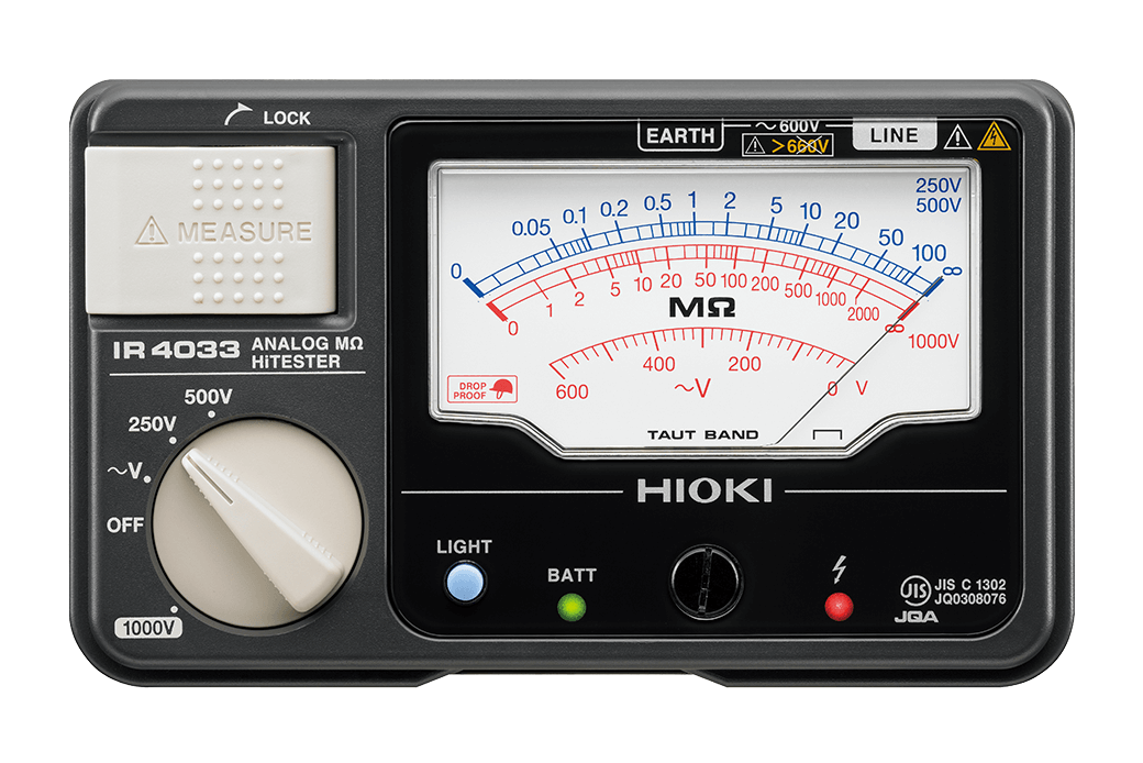 アナログメグオームハイテスタ IR4033