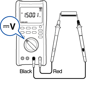 measuring voltage with multimeter