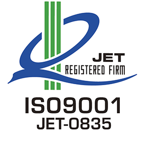 JET REGISTERED FIRM ISO9001 JET-0835